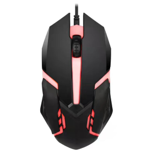 LED Light Gaming Mouse Wired USB Computer Mouse with Rechargeable Power