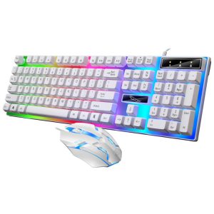 104 Keys USB 2.0 Backlit LED Keyboard Mouse Combos